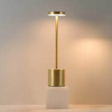 Tall Stick Lamp with Wide Head – Adjustable Glow
