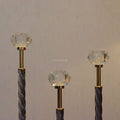 Celestial Glow Crystal Candlesticks – Set of 3