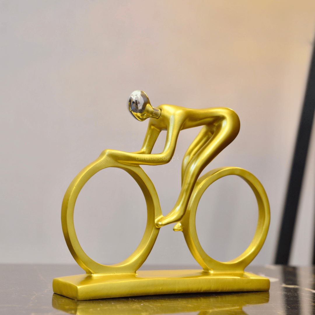 Chasing Horizons: The Golden Cyclist