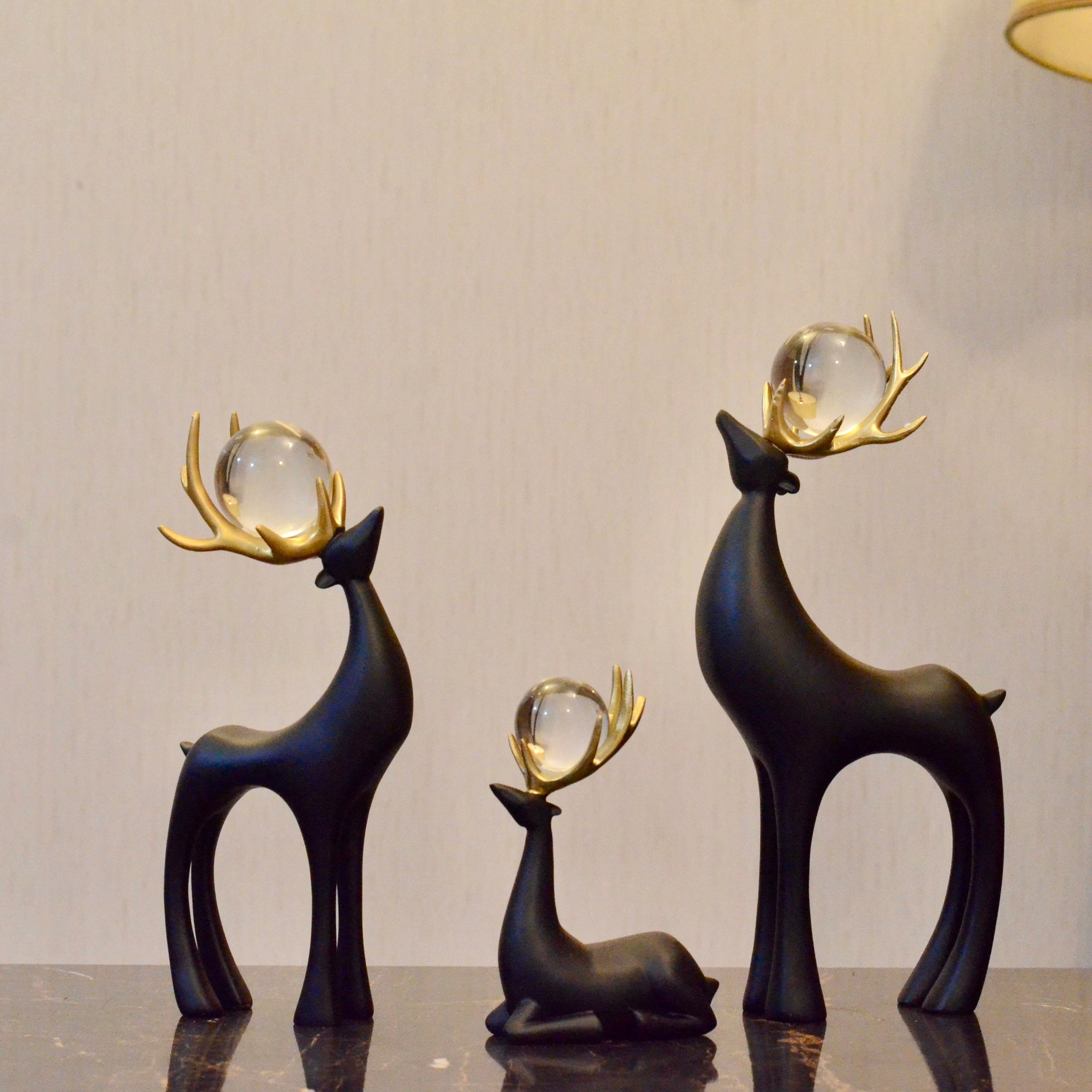 Midnight Artistic Charm Deer Set