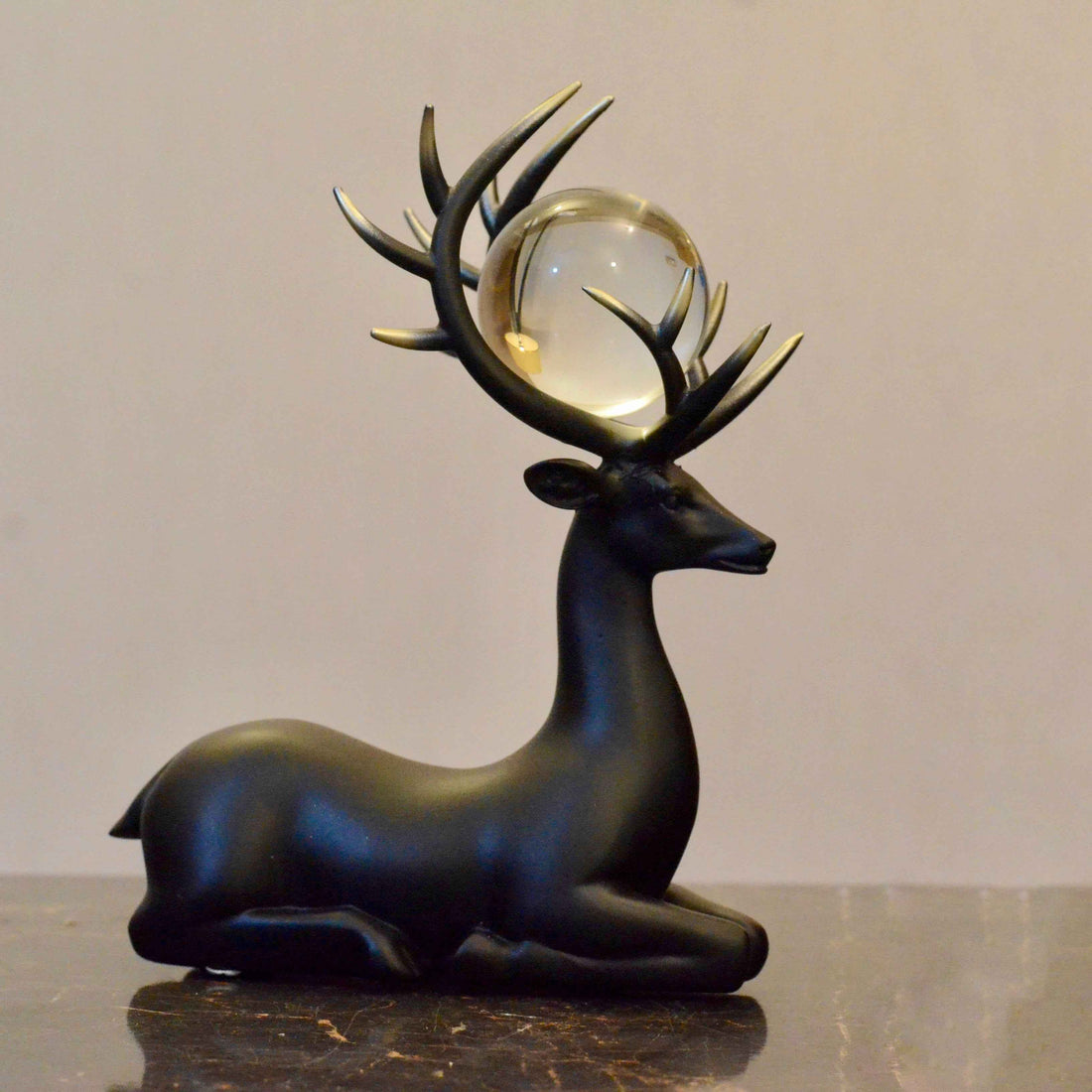 Mystique in Gold Sophisticated Deer Duo