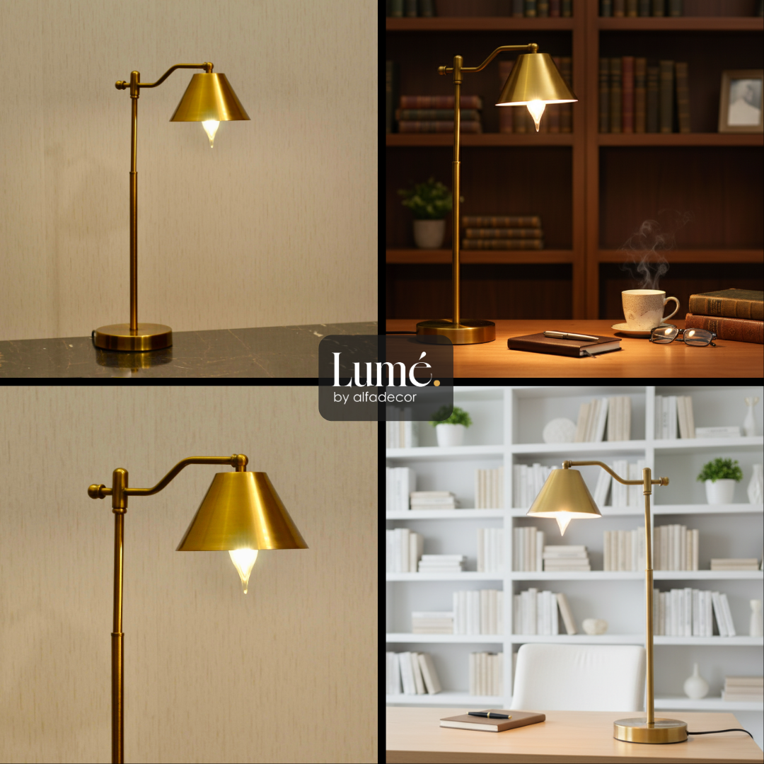 Pair of Eclat Adjustable Metal Cone Lamp – The Modern Artisan’s Touch