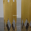 Exquisite Set of Vertical Crystal Ball Towers