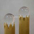 Exquisite Set of Vertical Crystal Ball Towers