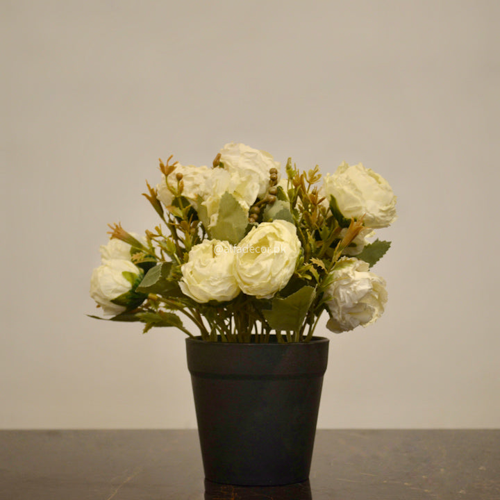 Faux Floral Charm – Yellow Roses