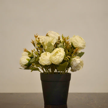 Faux Floral Charm – Yellow Roses