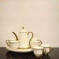 Golden Radiance Revolving Tea Set