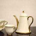 Golden Radiance Revolving Tea Set