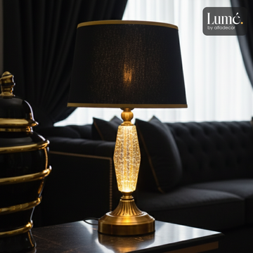 Pair of Lustre Glow Lamp – Sparkling Metal Artistry by Lumé