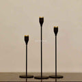 Luxe Gilded Accents Candle Sticks