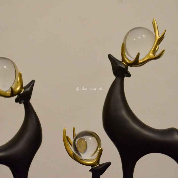 Midnight Artistic Charm Deer Set