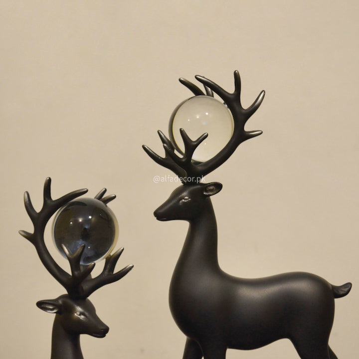 Mystique in Black Sophisticated Deer Duo