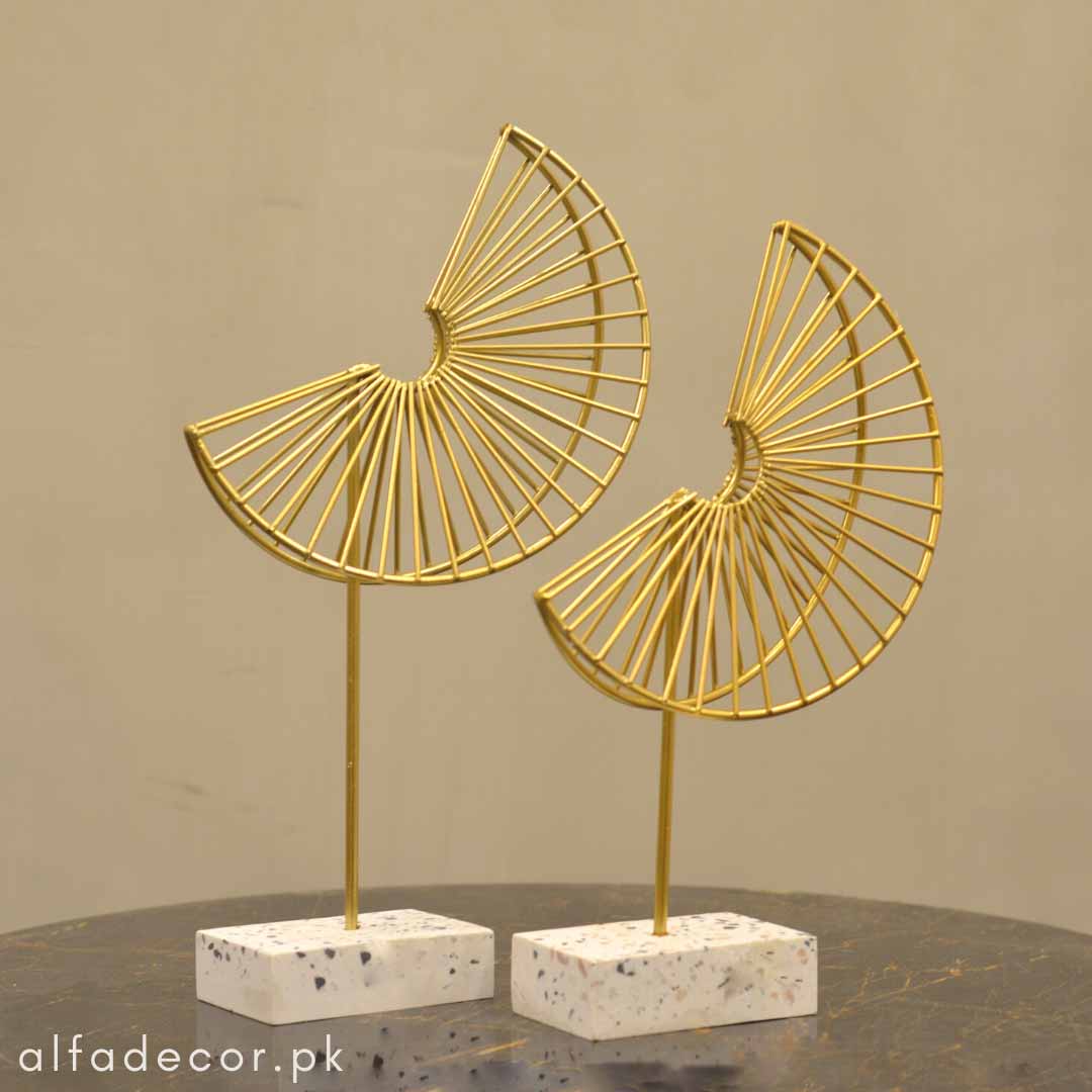 Table Top Ornaments Half Crescent