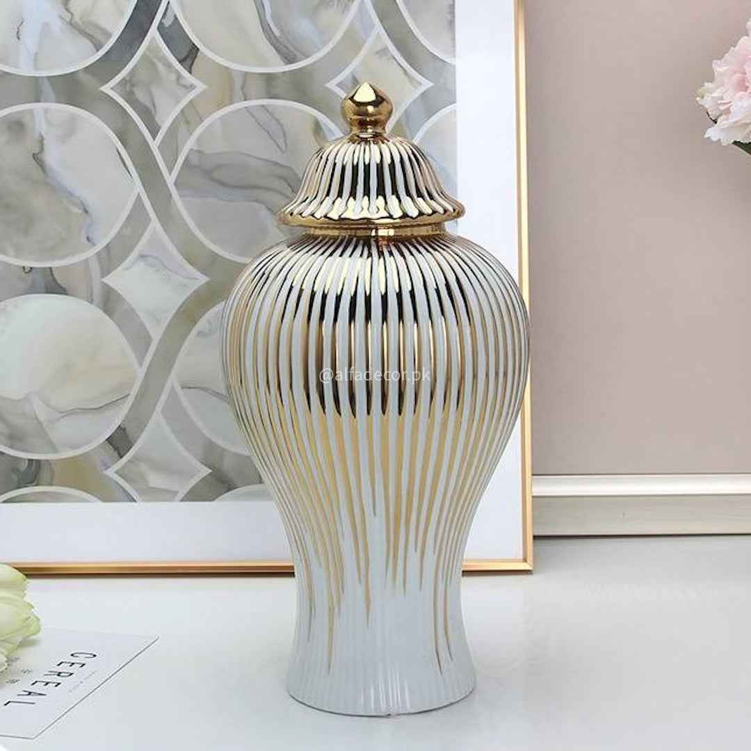 Bright Falling Stars Ceramic Urns Set